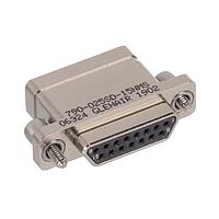 Glenair 790-025SD-15NMS Micro-D D-Sub Connectors CBL PLUG W/SKT CONT 15CONT #23AWG