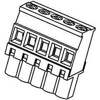Molex 39533-7016 Plugs 5.08MM EURO PLUG VER G VERT RWE GRN 16CKT