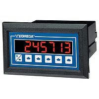 OMEGA DPF75-220VAC Frequency Input Ratemeter/Totalizer, 6 Digits Display (Flow Rate Monitoring, Batch, On-off control)