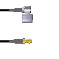 Amphenol Custom Cable Q-2F02Y0008060i RF Cable Assemblies N-RP/SMA-SJB RG58 60I