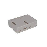 Bud Industries PS-11595-W Cases Raspberry Pi Enclosure with Additional Cutouts White (1 X 2.4 X 3.6 In)