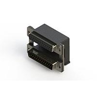 EDAC 664-025-264-000 Dual Port D-Sub Connectors Right-angle Dual Port D-Sub Connector