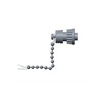 Amphenol LTW CAP-WAAMLPB2 Standard Circular Connector Ceres, Waterproof Cap With Chain, Plastic, 2 Points Lock, Male Connector