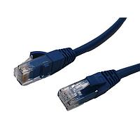 Amphenol Commercial Products RJE1Y66J1427E401 Ethernet Cable RJ-RJ Ethernet Cable ASSY CAT8 25 GB Round Blue Overmoulded Shield Lgth 30 FT