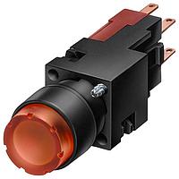 SIEMENS 3SB22060LD01 Pushbutton PUSHBUTTON,MOMENTARY,EXT,YLW,ILL