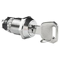 NKK Switches CKL12AFW01-016 Keylock Switches 19MM KEYLOCK