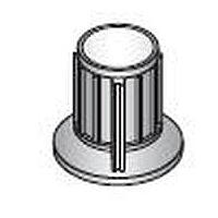 Eagle Plastic Devices 450-2401-GR Pointer/Selector Black Knob D-Shaft.79D X .67H