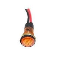 Mallory Sonalert FL1P-8NW-1-Y24V Indicators LED YEL 8MM NUT 24VAC/DC