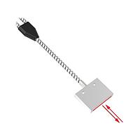 Banner Engineering BR2.53S Glass Fiber Sensors Glass Fiber; Diffuse Mode 38.1 mm x 0.25 mm Array Bundle; Stainless Steel Sheathing; 0.91 m long; 51 mm x 38 mm Rectangle Sensing Tip