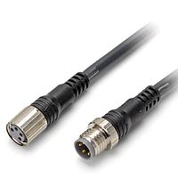 Omron Automation and Safety XS3W-M42A-4C2-A Sensor Cables / Actuator Cables Sensor I/O Connector
