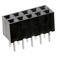 Harwin M22-7140542 Receptacle 5+5 PIN DIL VERTICAL GOLD+TIN SOCKET