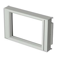 BOPLA 79003500 Covers COVER, FRONT, COMBICARD, OPEN FRAME, ABS, RAL 7035