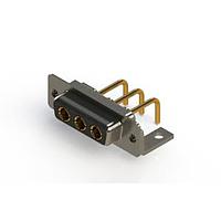 EDAC 630-3W3-250-1T4 Mixed Contact D-Sub Connectors Right-angle Power Combo D-Sub Connector