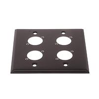 Switchcraft WP2B4P Accessories WALL PLT,2 GNG,4 HOL E/EH