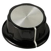 Davies Molding 1120 Cylindrical Knob with Skirt 1 3/4"D X 51/64"H