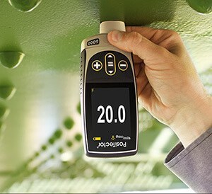 Hand-held electronic coating thickness gage