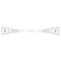 Amphenol SINE Systems P27790-M12 Double Ended Power Mold Cbl Assy 9POS Flex Str to Str