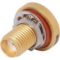 Amphenol SV Microwave M39012/83-3007 Connectors SMA F Bulkhead Conn for .085 Cable