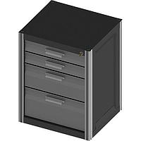 Swivellink RB-MTC-TBOX-4D Tool Box MOBILE CART TOOL BOX 4 DRAWERS