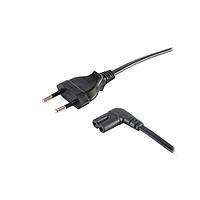 Same Sky (formerly CUI Devices) AC-C7-R-L-B EU AC Power Cord AC Cord Europe, C7 for C8 inlet RA, HO3VVH2-F 0.75MM/2, 3M, Blue