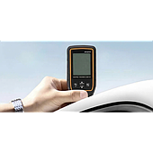 Why is the coating thickness gauge not displaying data? How to fix it.