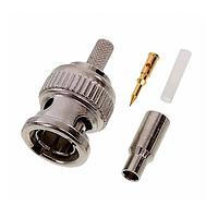 Adam Tech RF1-03-T-03-75 Connectors CRIMP BNC STRAIGHT PLUG-RG179 CA - RF Connector