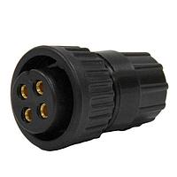 Switchcraft W3380-5SG-P-328 Standard Circular Connector CABLE END FE 5#16 FE