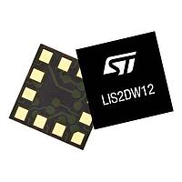STMicroelectronics LIS2DW12TR Accelerometers 3-axis MEMS accel ultra low power config single/double-tap recog free-fall