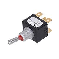 OTTO T7-212B5 Toggle Switches ON NONE ON 2 Pole Low-Level Bat Handle