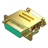 Amphenol Positronic RD37S00HEX Receptacle DSUB 37F CRIMP LC TIN