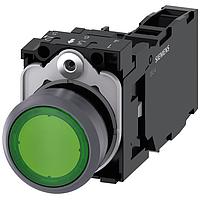 SIEMENS A6X30142680 Standard Switches ILLUMINATED PUSHBUTTON. GREEN