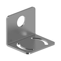 Banner Engineering SMB700SS MULTI-BEAM Optical Edgeguide System Bracket: Right-Angle Mounting; Material: 11 Gauge Stainless Steel; 2-axis mounting; No hardware included