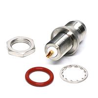 Radiall R143603000 Panel Receptacles TNC/BULKHEAD JACK RECEP FRONT MT.ING COMBINATION SEAL WITH SOLDER POT CONTACT