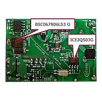 Infineon REF15WADAPTERTOBO1 AC/DC Primary/Secondary Side Controller - Flyback This is a 15W 5.0V/3.0A USB adapter reference design using Quasiresonant PWM IC ICE2QS03G, CoolMOS IPU60R950C6 (IPAK), OptiMOS BSC067N06LS3G and high Speed Switching Diode BAS21-03W in a slim plug form factor with various mode of protections.