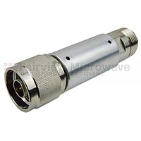 Fairview  SA3N5W-01 1 dB Fixed Attenuator N Male To N Female Up To 3 GHz Rated To 5 Watts With Aluminum Body
