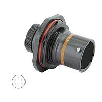 Eaton Souriau-Sunbank 8STA70406PC Connectors Jam Nut Receptacle - size 4 - 6 contacts - Male