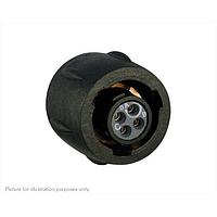 Eaton Souriau-Sunbank UTS68E4SW Plugs Plastic plug, without backshell, with 4 female solder contacts, IP68/69K in unmated conditions, keying W