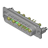 Molex / FCT 173107-1939 Mixed Contact D-Sub Connectors FCT ML DSUB STR PC PLG 9W4 W/SNAPIN