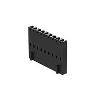 Amphenol Commercial Products G55H1092SEU Receptacle Housing FAN CONNECTOR,HOUSING,2.54mm Pitch,1x9PIN,NY66,LATCH TYPE,BLACK