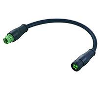 HARTING 21342829642100 Sensor Cables / Actuator Cables Size 15 6-pol st/st m/f PUR 2,5mm 10m