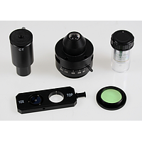 KERN OBB-A1214 Individual plug-in phase-contrast unit with ∞ PH plan objective lens 10×, for 10×