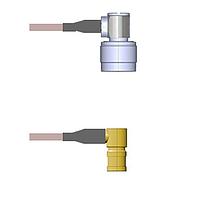 Amphenol Custom Cable Q-2D03T000R007i RF Cable Assemblies N-RP/SMB-RP G316D 7I