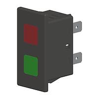 Carling Technologies VP1HT-B11KR-00000 Rocker Switches VP1HT-B11KR-00000