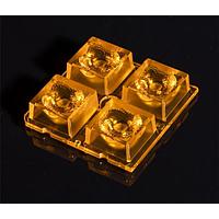 Ledil C19174_AMBER-2X2-5050-S Multi-Lens 25 Deg Spot Beam for Industrial Applications