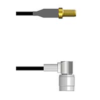 Amphenol Custom Cable Q-2Z04W0008024i RF Cable Assemblies SMA-SJ/TNC-RP RG58 24I