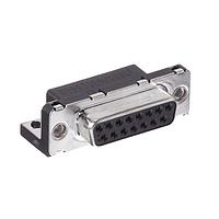 Amphenol Commercial Products D15S33E6UX00LF Receptacle D15S33E6UX00LF-DSUB R/A STB 15SOCKET LF