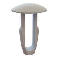 Essentra Components 27SNC1560156 Snap Clip Snap Clips, .156 Hole, .156 Panel Thk