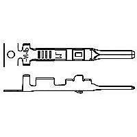 AMP Connectors - TE Connectivity 175274-1 Automotive Connectors 070 TAB (L) FOR NSCC