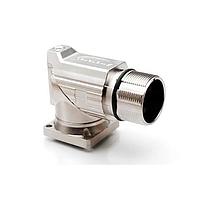 Amphenol SINE Systems MA7RAE1602 Circular Metric Connectors 16POS RCPTCL 90 ROT LG FLANGE 28.0X28.0
