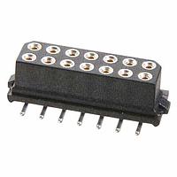 Harwin M80-6811645 Receptacle 8+8 DIL FEMALE VERT